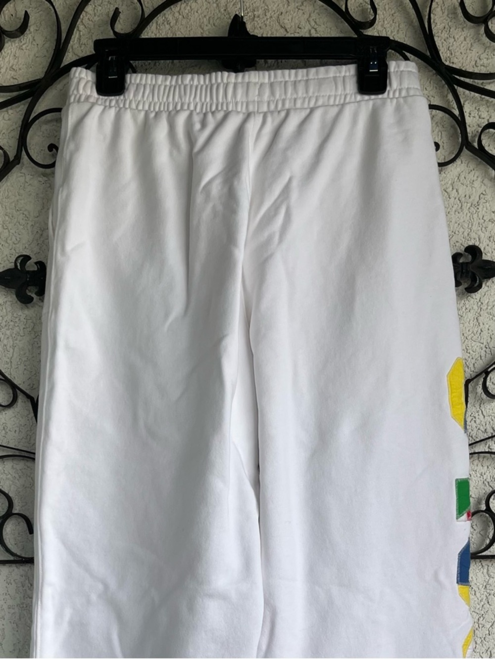 Polo by Ralph Lauren Patch Work Logo Wide Leg Ankle Sweat Pants - Picture 8 of 13